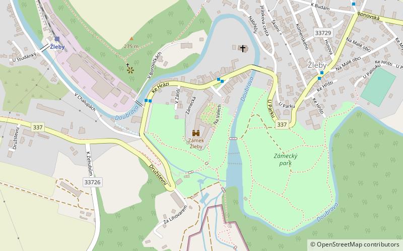 Chateau Žleby location map