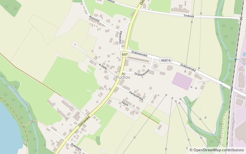 pudlow ostrawa location map