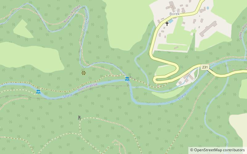 Rosenberg-Weiher location map