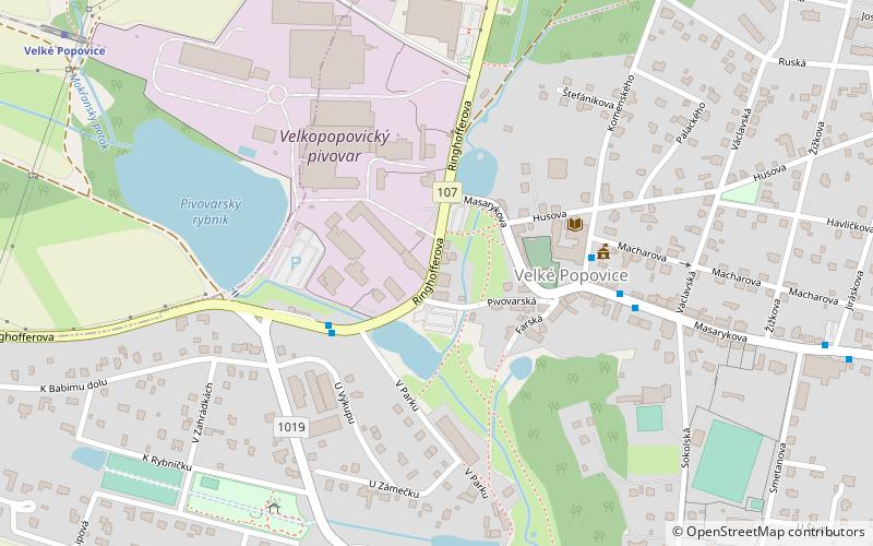 Velké Popovice location map