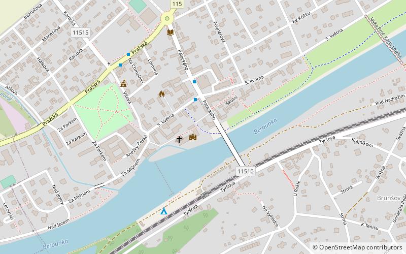 Svatojánská lípa location map
