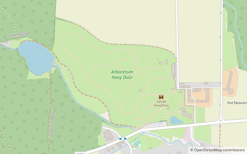 Nový Dvůr Arboretum location map
