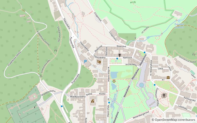 Městské divadlo Mariánské Lázně location map