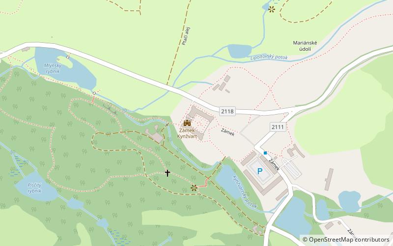 Kynžvart Castle location map