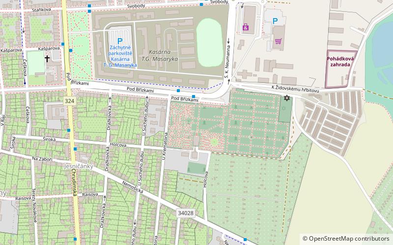 Pardubice Crematorium location map
