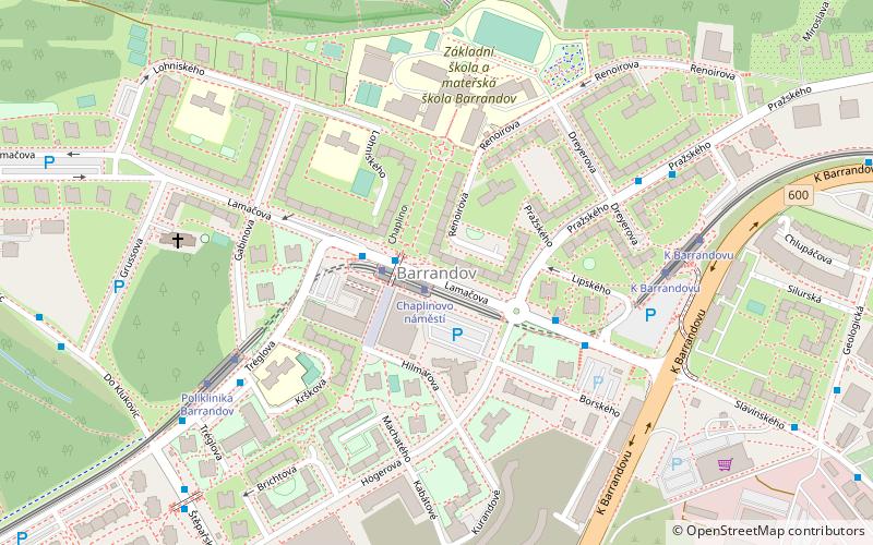 Barrandov location map