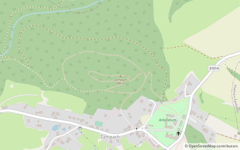 Žampach location map