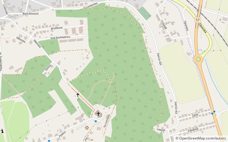 Lichtensteinova rozhledna location map