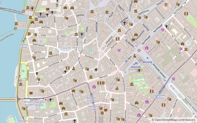 Wolfgang Amadeus Mozart and Prague location map