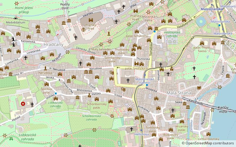 Holy Trinity Column location map