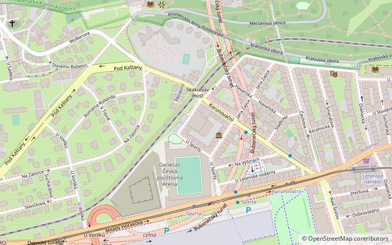 Královka Arena location map