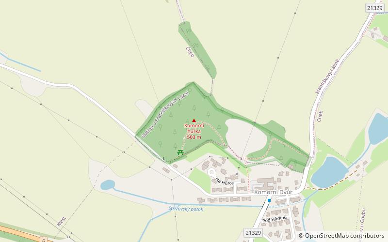 NPP Komorní hůrka location map