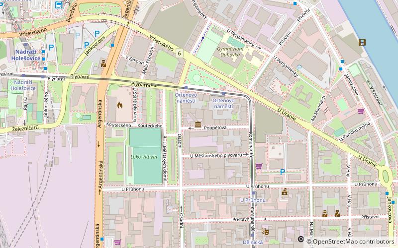 DOX - Center of Contemporary Art location map