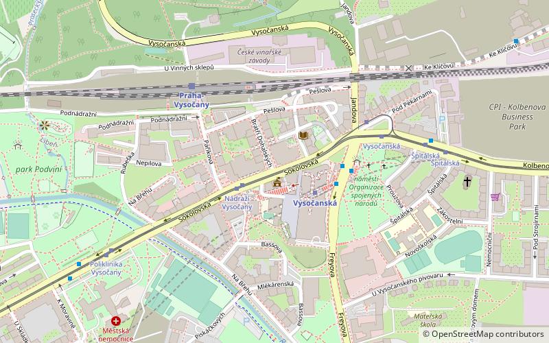 Prague 9 location map