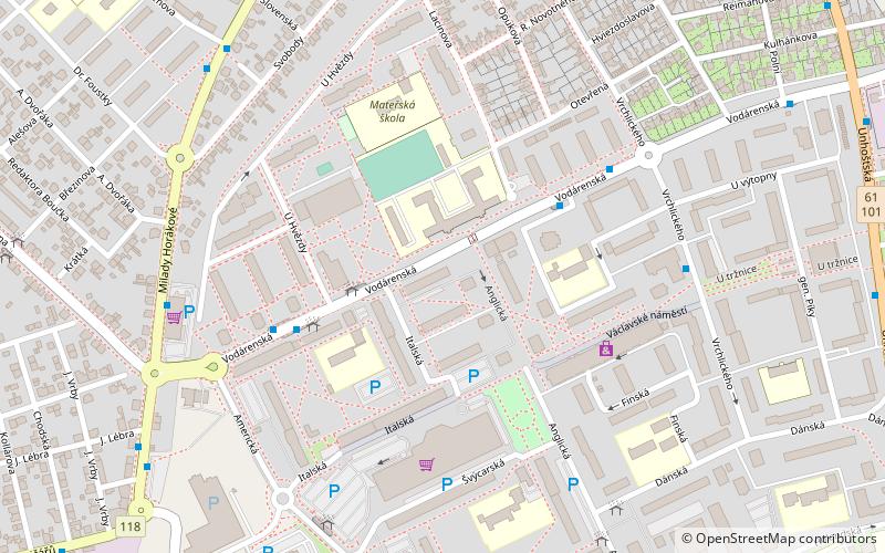 Kročehlavy location map