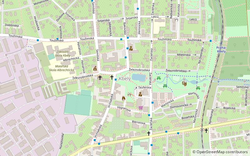 Prague 19 location map