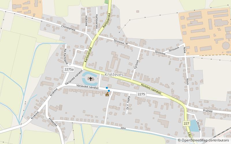 Kněževes location map