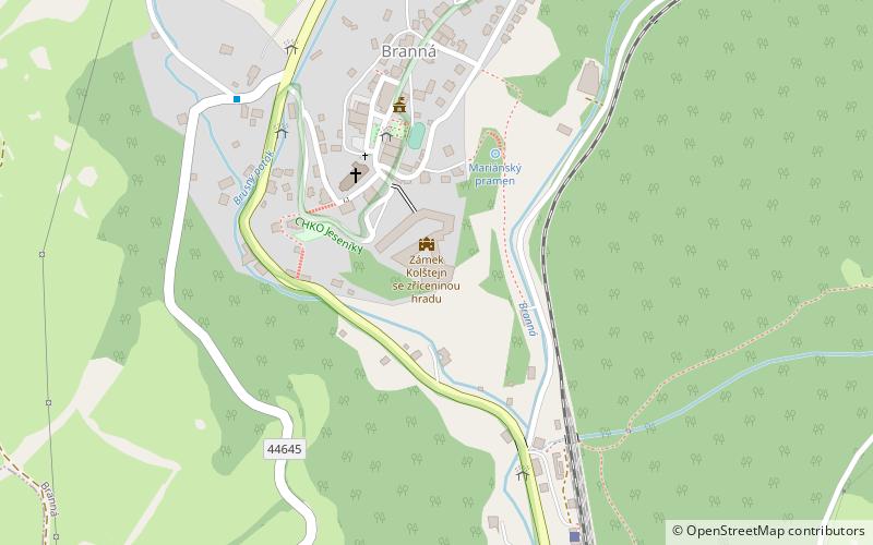 Zřícenina hradu Kolštejn location map