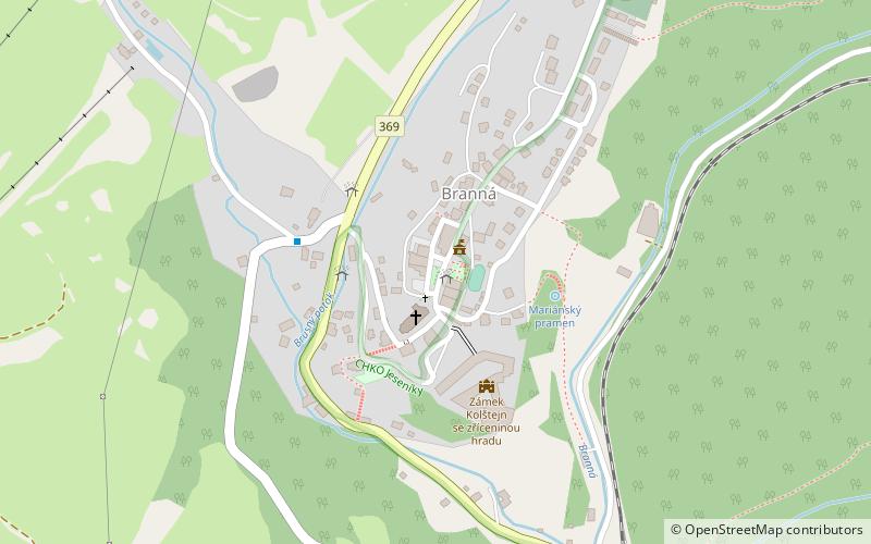 Kašna s plastikou Hygie location map