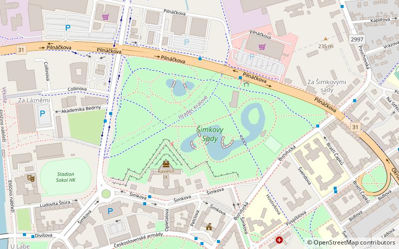 Šimkovy sady location map