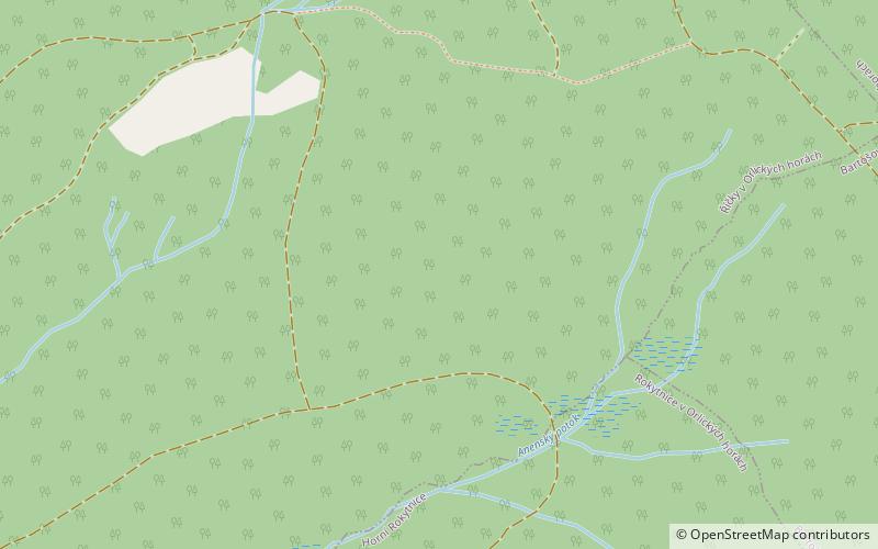 Montes Orlické location map