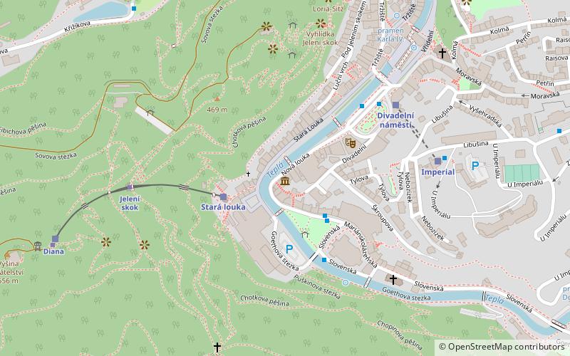 Karlovarského muzeum location map
