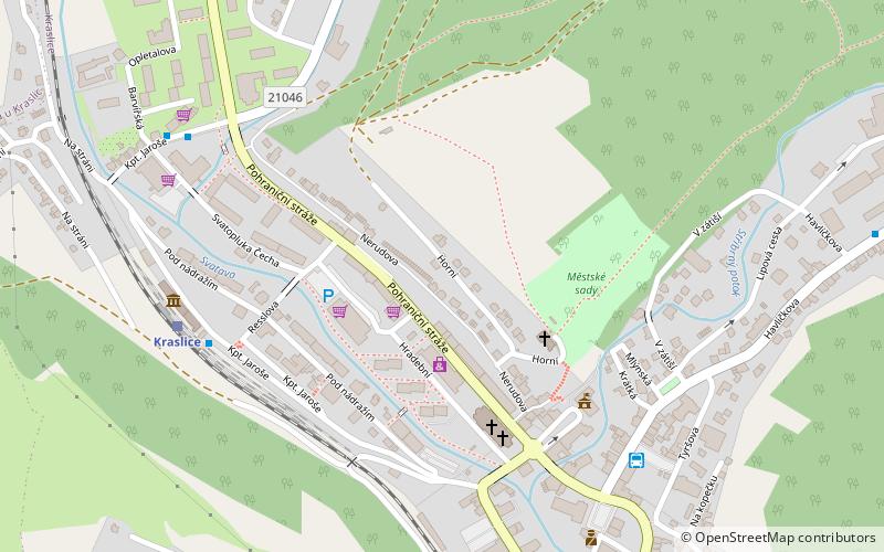 Kraslice location map