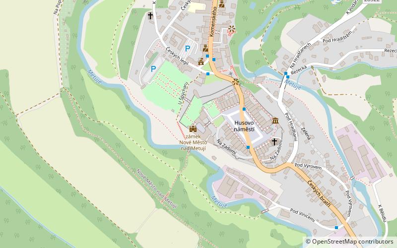 Zámek Nové Město nad Metují location map