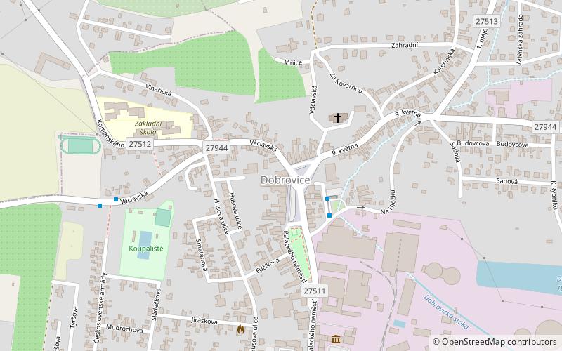 Dobrovice location map