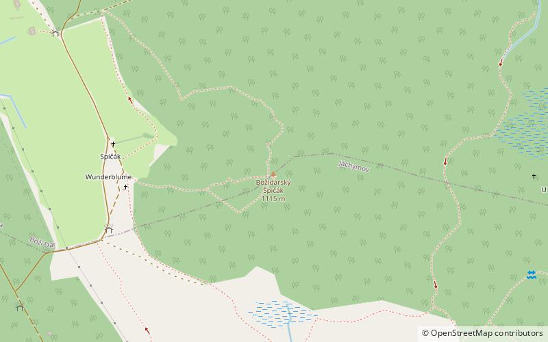 Božídarský Špičák location map