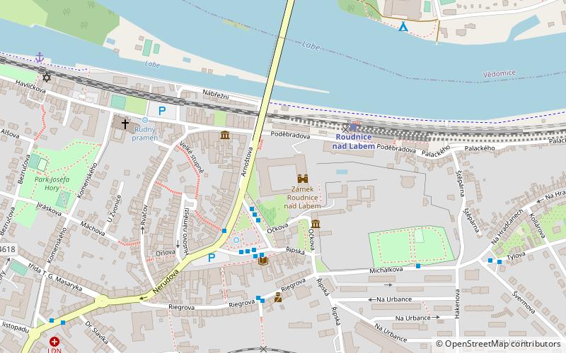 Schloss Roudnice location map