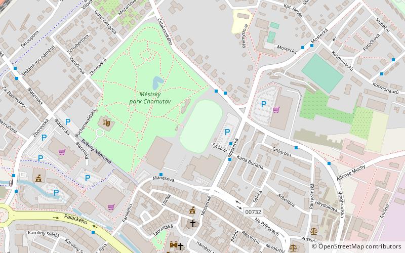 estadio letni chomutov location map