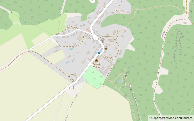 Schloss Vidim location map