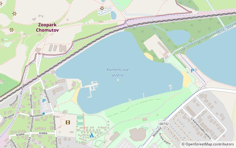 Kamencové jezero location map