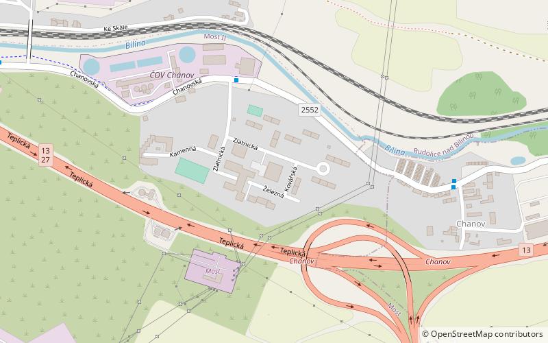 Chanov housing estate location map