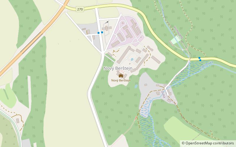 Schloss Nový Berštejn location map