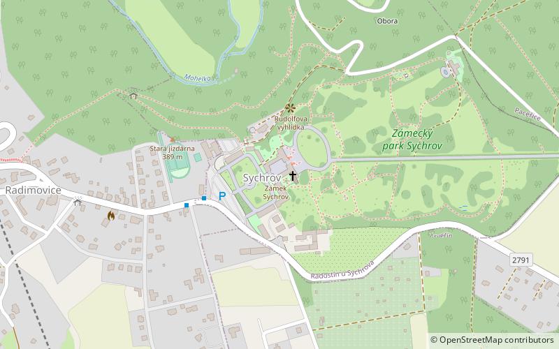 Schloss Sychrov location map