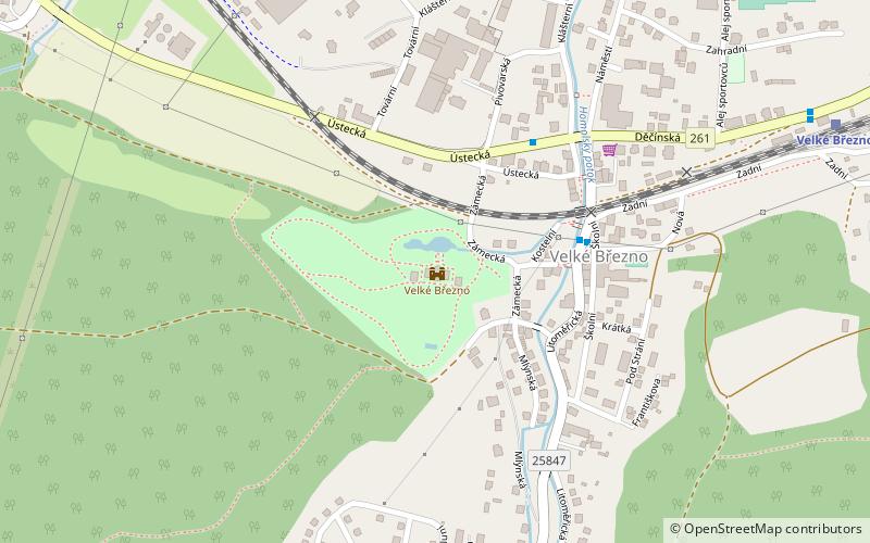 Chateau Velké Březno location map