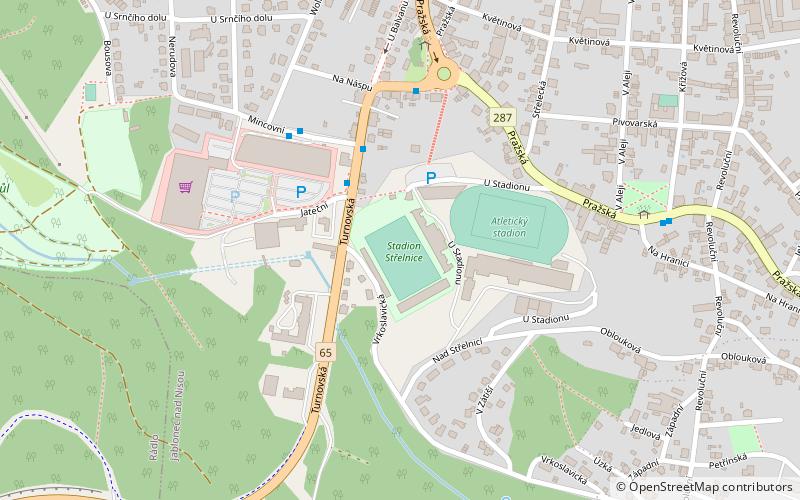 Stadion Střelnice location map