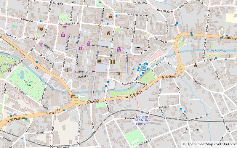 Muzeum skla a bižuterie location map