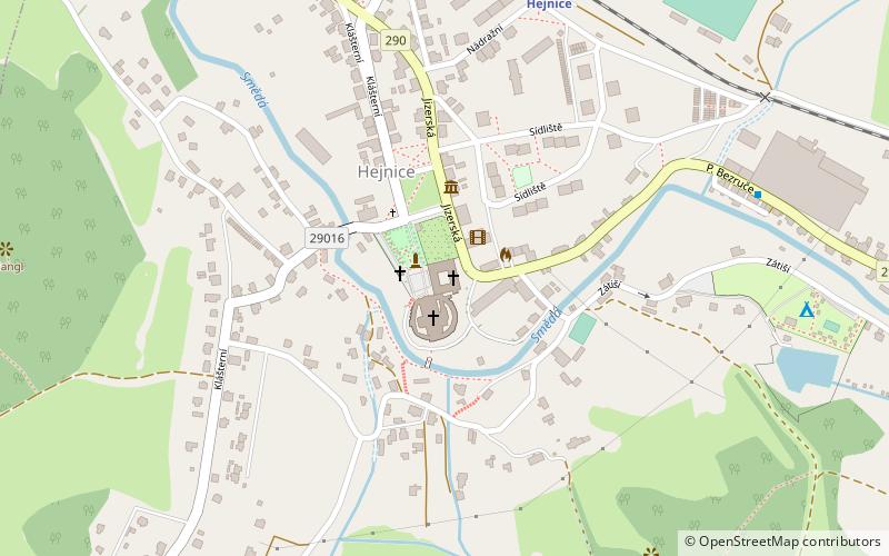 Františkánský klášter location map