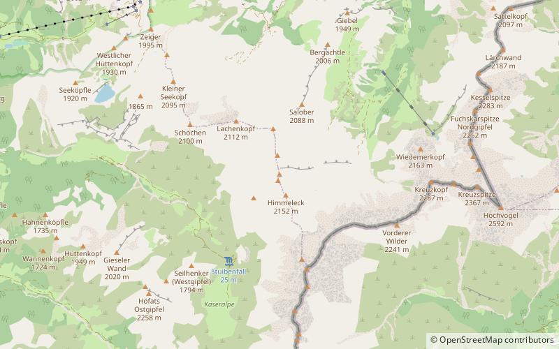 Schneck Mountain location map