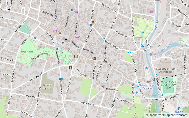 Oberstdorfer Heimatmuseum location map