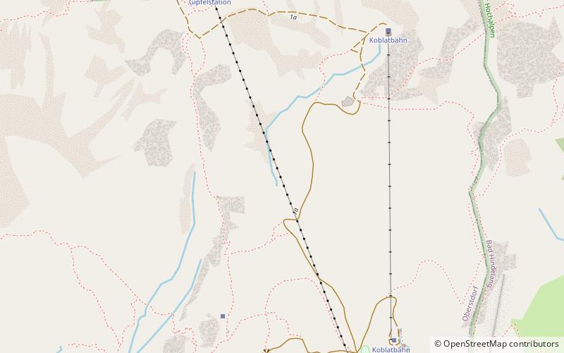 Nebelhorn Cable Car location map
