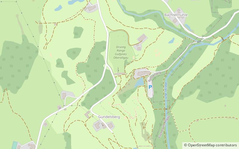 Driving Range Golfplatz Oberallgäu location map