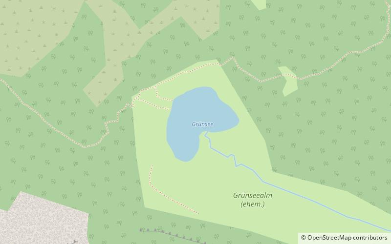 Grünsee location map