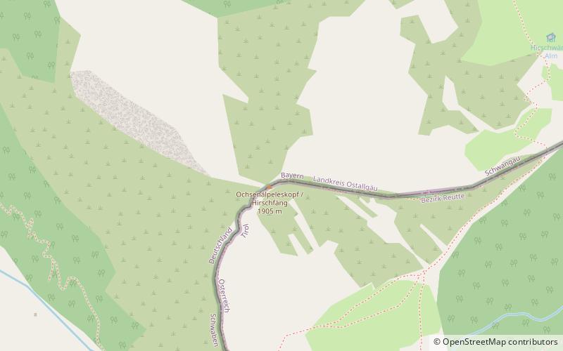 Ochsenälpeleskopf location map