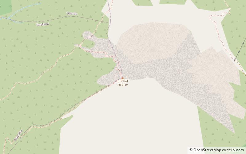 Bischof Mountain location map