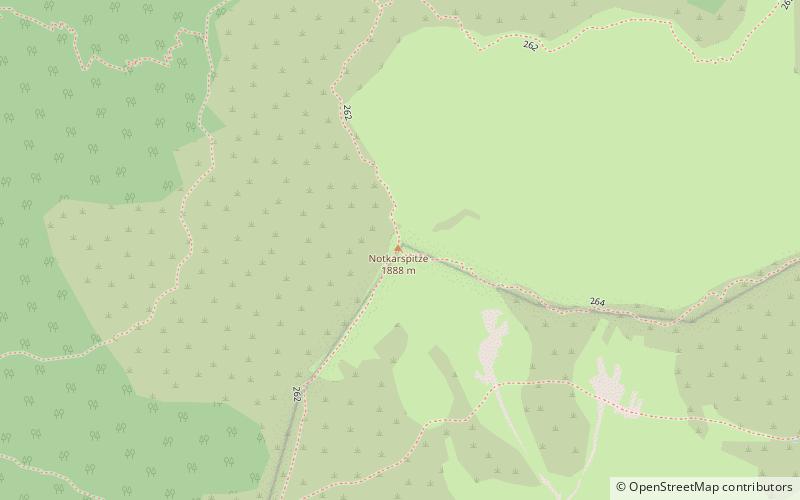 Notkarspitze location map