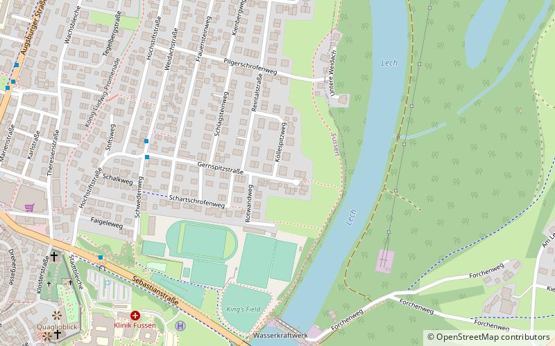 rundloipe bootshafen fussen location map